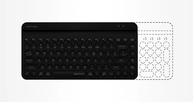 A4TECH FBK30 2.4Ghz Wireless Keyboard for Sale in Pakistan