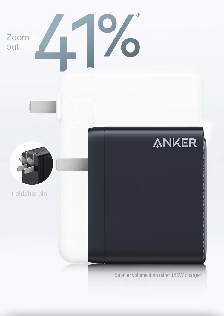 Anker 717 GaN Charger 140W A2341 PD 3.1 PPS Laptop & Mobile Quick charger for Sale in Pakistan