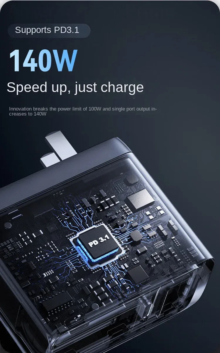 Anker 717 GaN Charger 140W A2341 PD 3.1 PPS Laptop & Mobile Quick charger for Sale in Pakistan