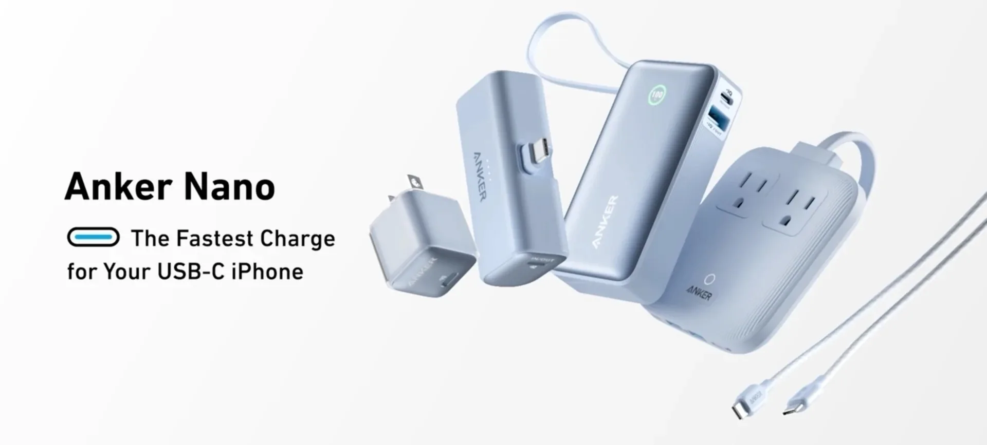 Anker Nano Power bank 5000mah with Built In Type-C Connector 22.5w | A1653 for Sale in Pakistan