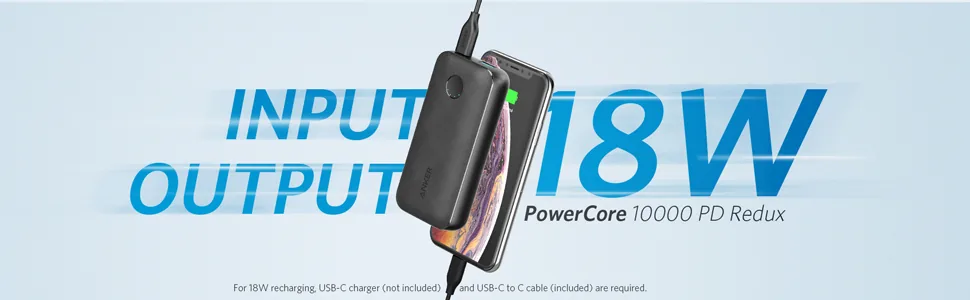 Anker Powercore PD Redux Power Bank 10000mAh Dual Output for Sale in Pakistan