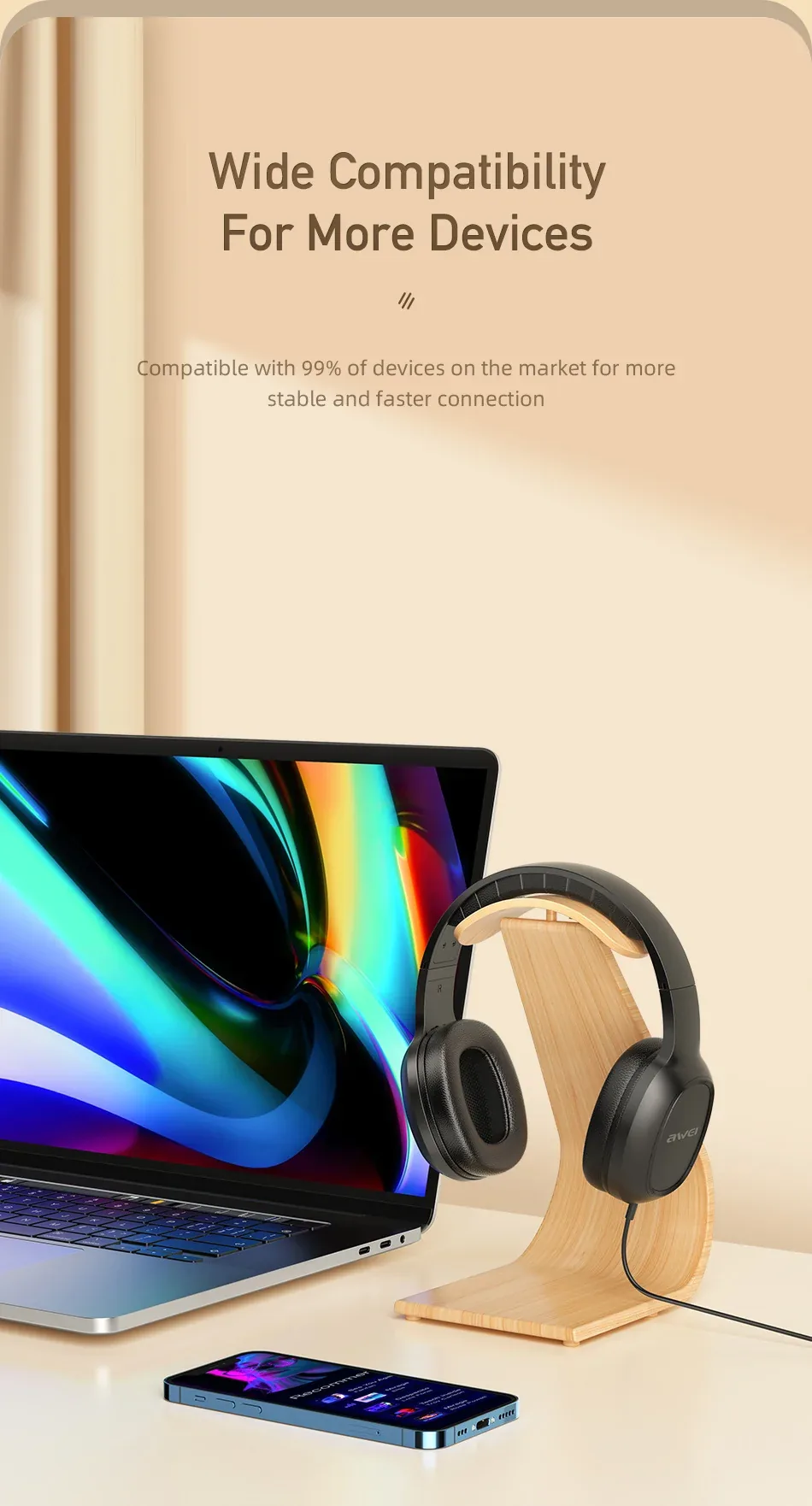 Awei GM-6 3.5mm Stereo Wired Headphone for Sale in Pakistan