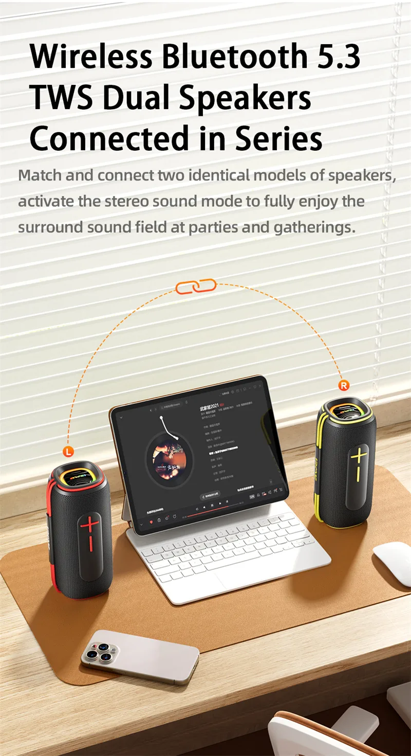 Awei KA5 20W Bluetooth Portable Speaker V5.3 for Sale in Pakistan