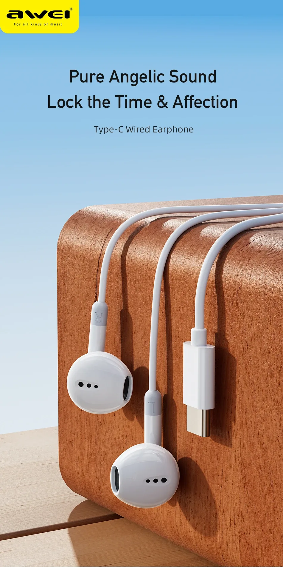 Awei PC-6/PC-6T Wired Earphones 3.5mm for Sale in Pakistan