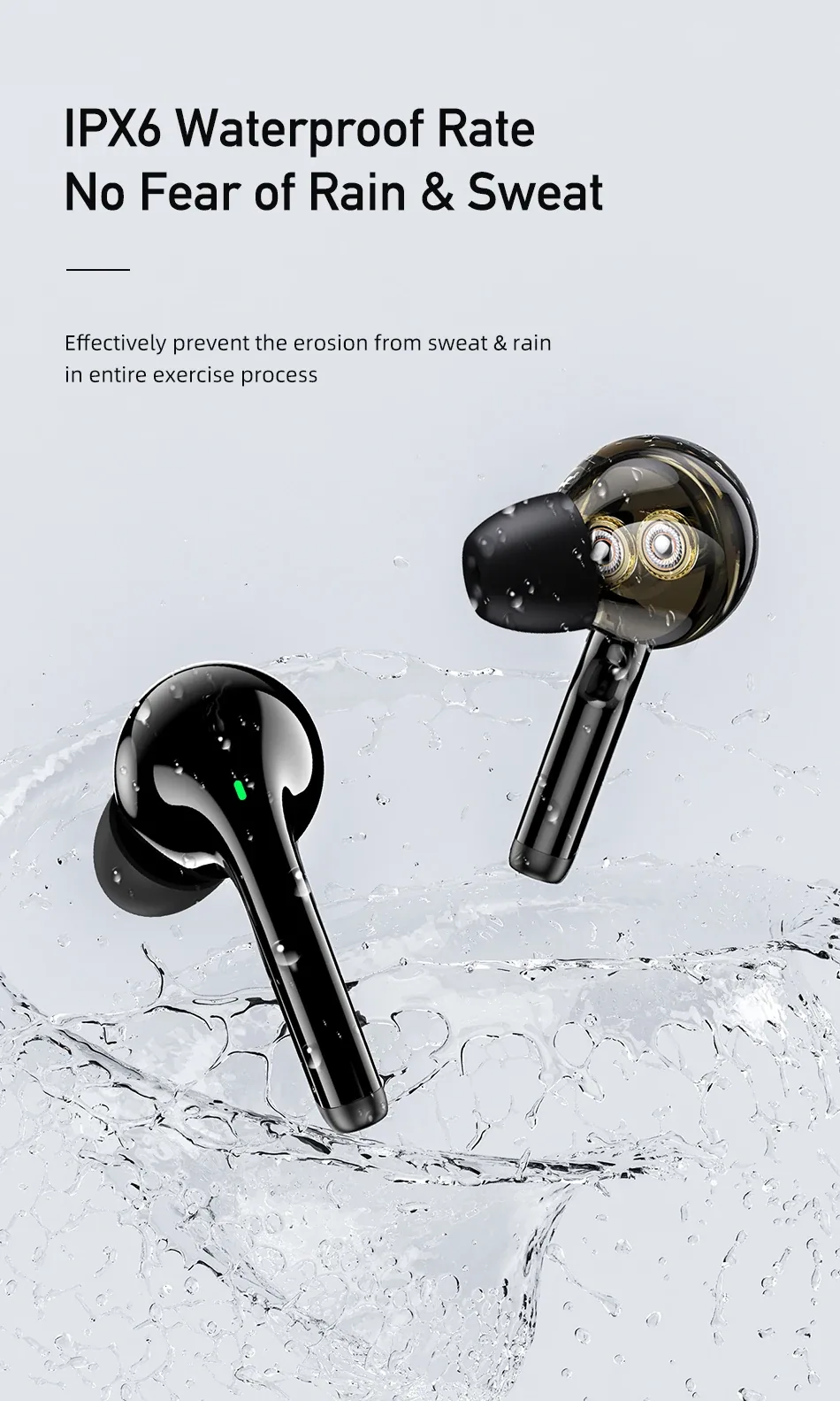 Awei T12P TWS Earphone Dual Dynamic Driver Wireless Bluetooth for Sale in Pakistan