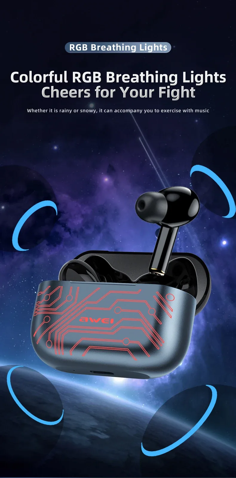 Awei T29 Pro TWS Bluetooth Earphones for Sale in Pakistan