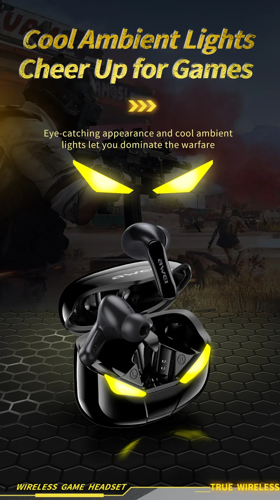 Awei T35 TWS Gaming Earphones Bluetooth Earbuds for Sale in Pakistan