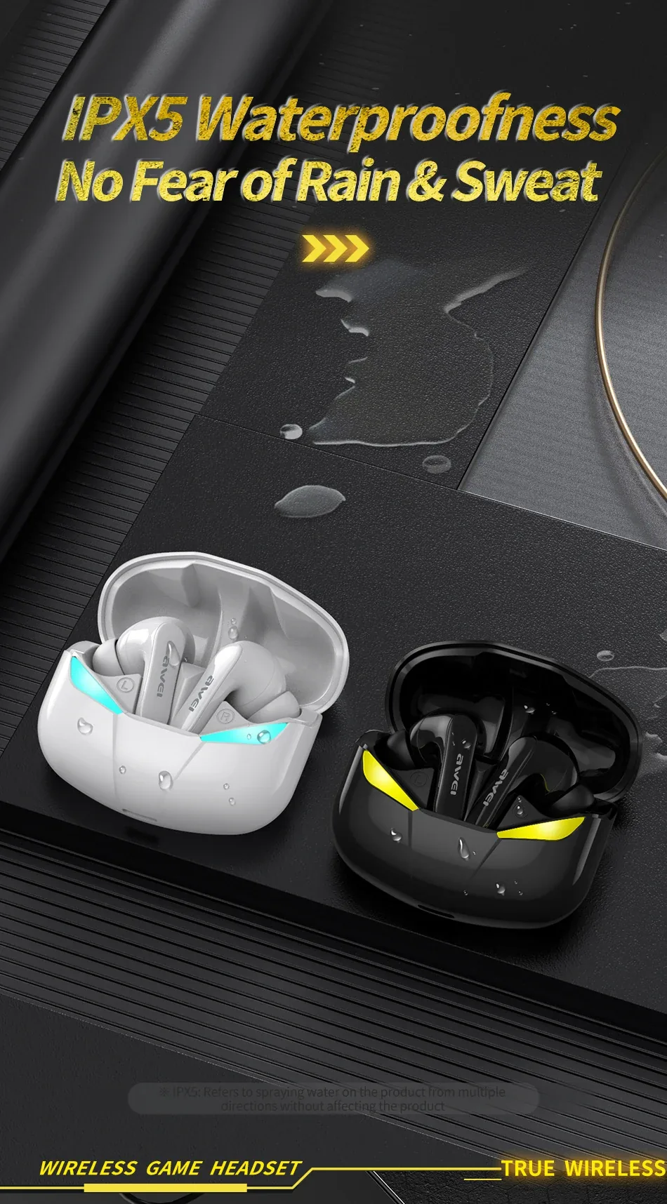 Awei T35 TWS Gaming Earphones Bluetooth Earbuds for Sale in Pakistan