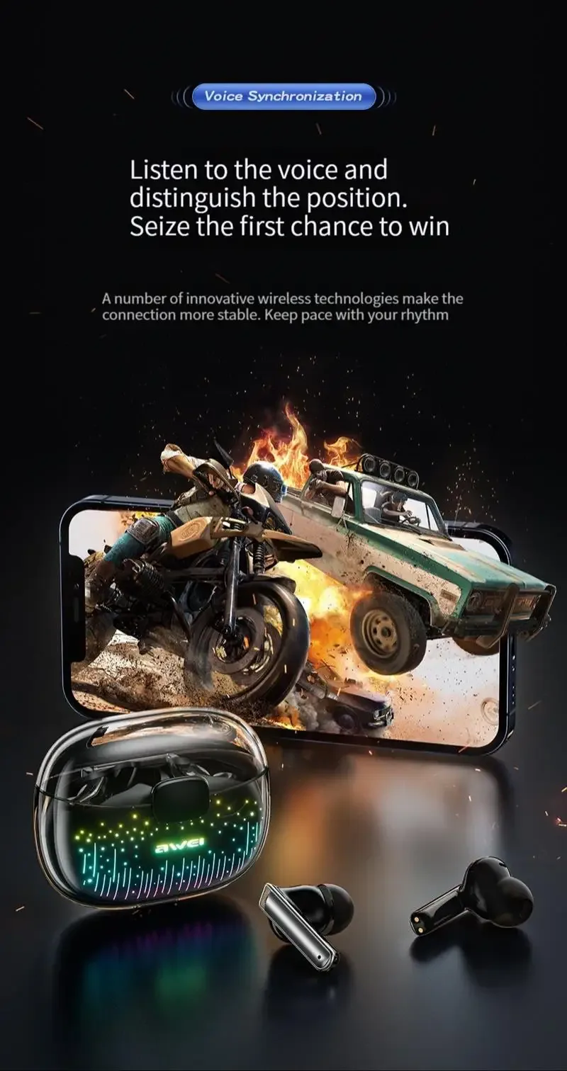 Awei T52 Tws Wireless Earphones V5.3 for Sale in Pakistan