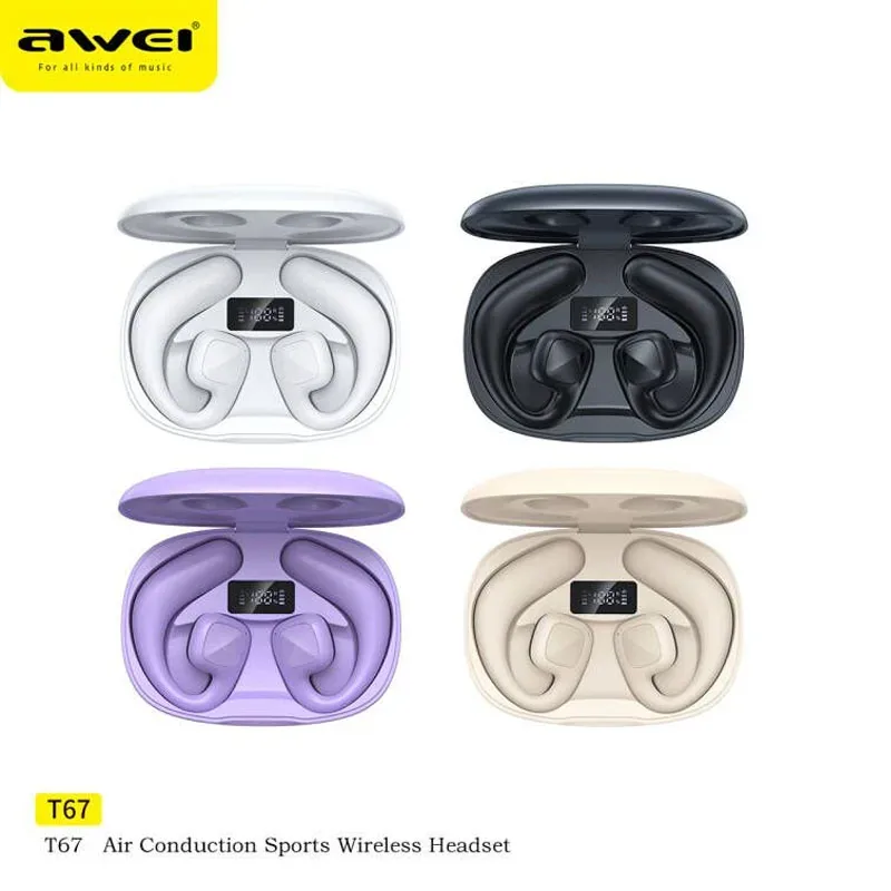 Awei T67 Air Conduction Wireless Earphone for Sale in Pakistan
