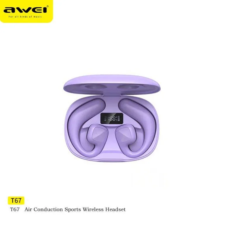 Awei T67 Air Conduction Wireless Earphone for Sale in Pakistan