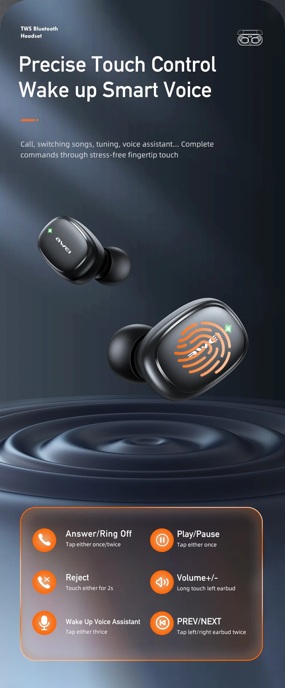 Awei Tws T13 Pro True Wireless Earbuds for Sale in Pakistan