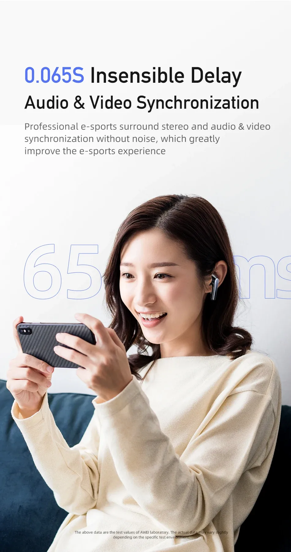 Awei TWS T62 ENC Earphones Bluetooth V5.3 for Sale in Pakistan
