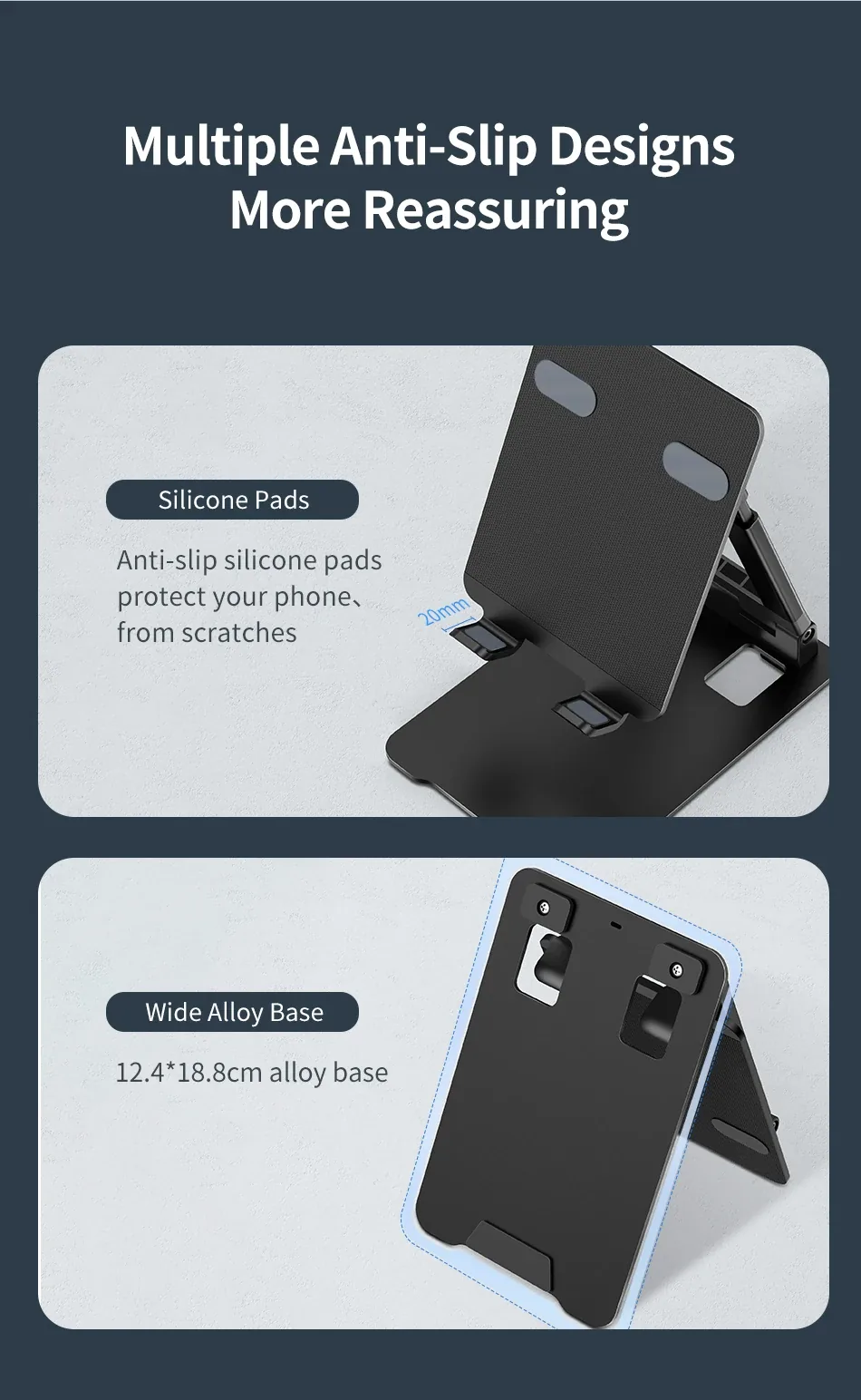 Awei X23 Tablet & Mobile Holder For Desktop for Sale in Pakistan