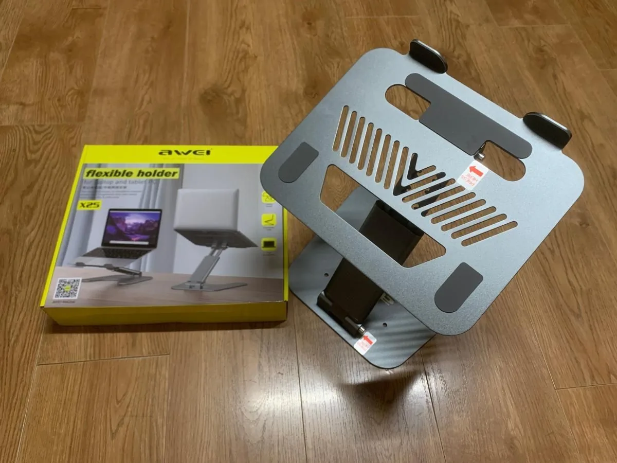 AWEI X25 Laptop Stand Aluminum Alloy With Multi-Angle Lift for Sale in Pakistan