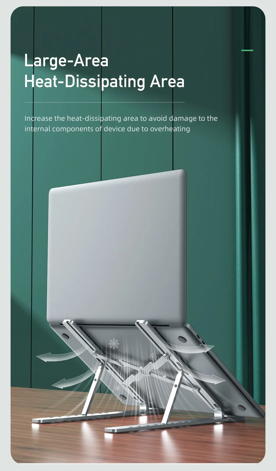 Awei X26 Portable Multi-function Aluminum Stand For Laptop Tablet for Sale in Pakistan