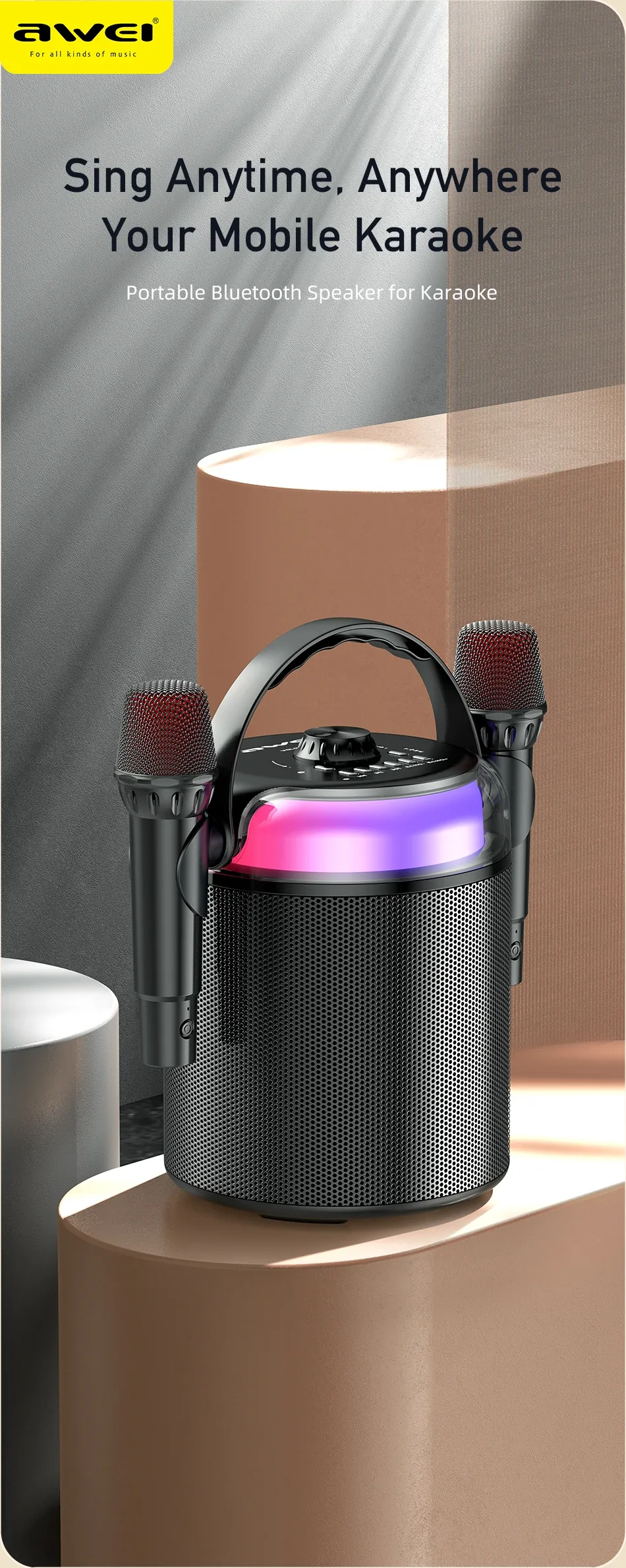 Awei Y388 Soundbar Hifi Bluetooth Wireless Speaker for Sale in Pakistan