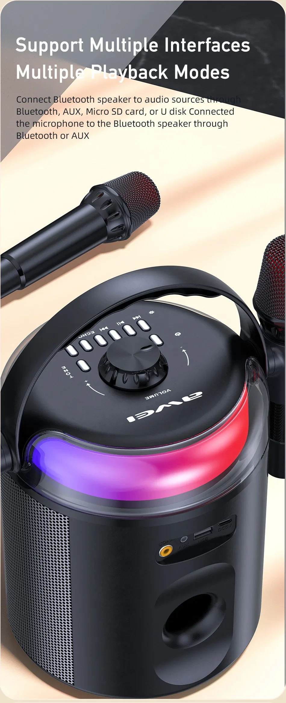 Awei Y388 Soundbar Hifi Bluetooth Wireless Speaker for Sale in Pakistan