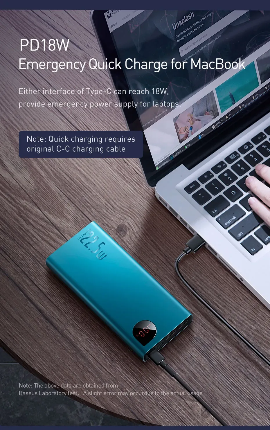 Baseus Adaman Metal Digital  Display Quick Charge Power Bank 20000mAh 22.5W for Sale in Pakistan