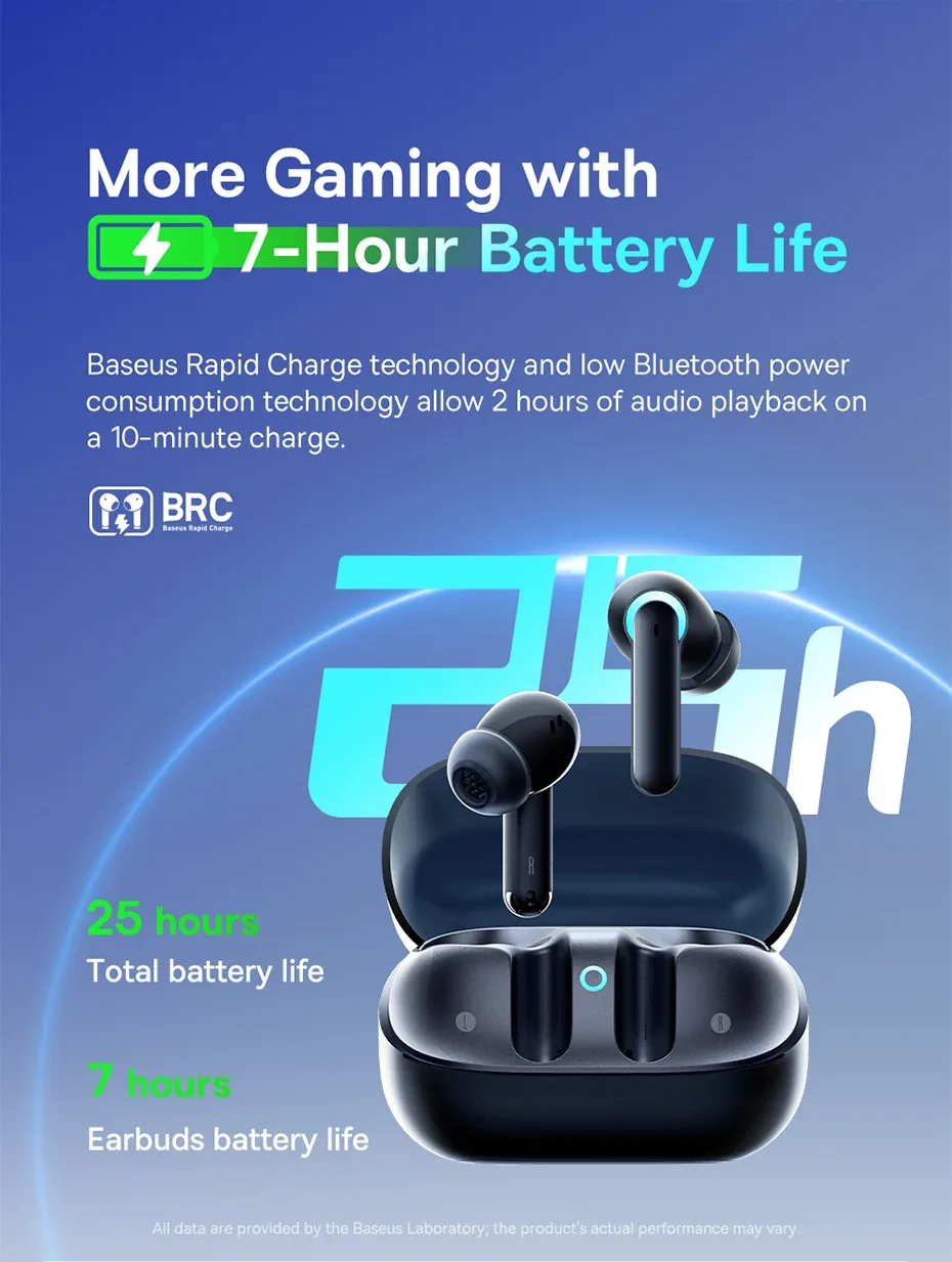 Baseus AeQur G10 True Wireless Earphones Cluster Black for Sale in Pakistan