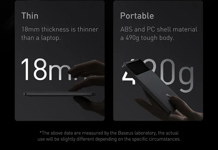 Baseus Blade Power Digital Display Fast Charging Power bank 20000mAh 100W Black for Sale in Pakistan