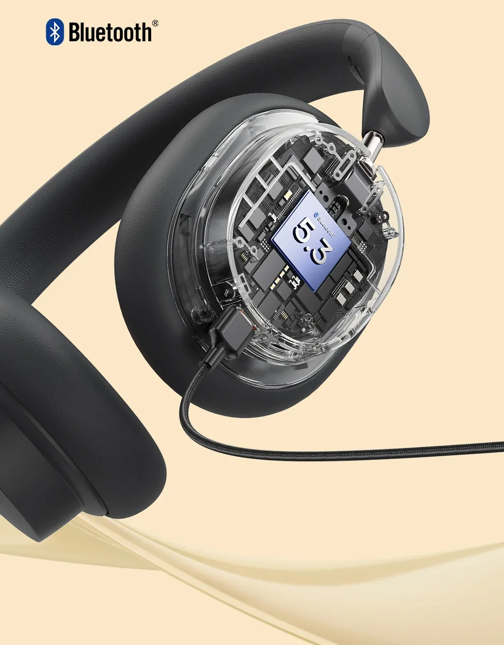 Baseus Bowie D05 Wireless Headphone Bluetooth 5.3 Earphone HIFI Stereo Headset 40mm Driver Foldable Over Ear Headphone 70H Time for Sale in Pakistan