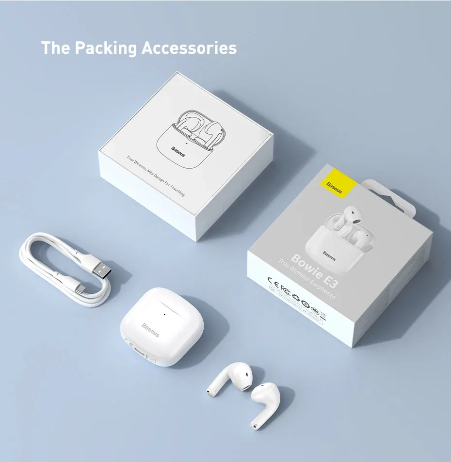 Baseus Bowie E13 True Wireless Earphones Galaxy Black for Sale in Pakistan