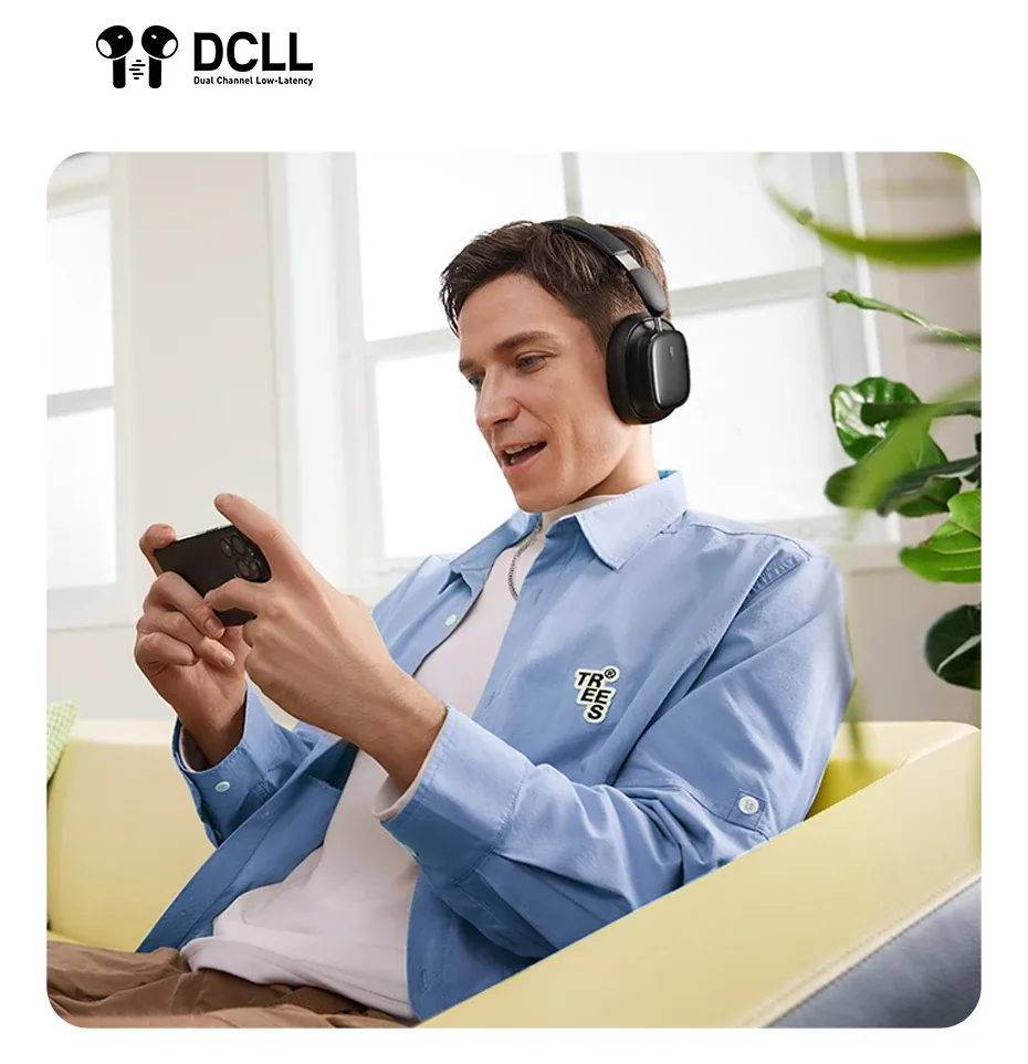 Baseus Bowie H1i Noise Cancellation Wireless Headphones Cluster Black for Sale in Pakistan