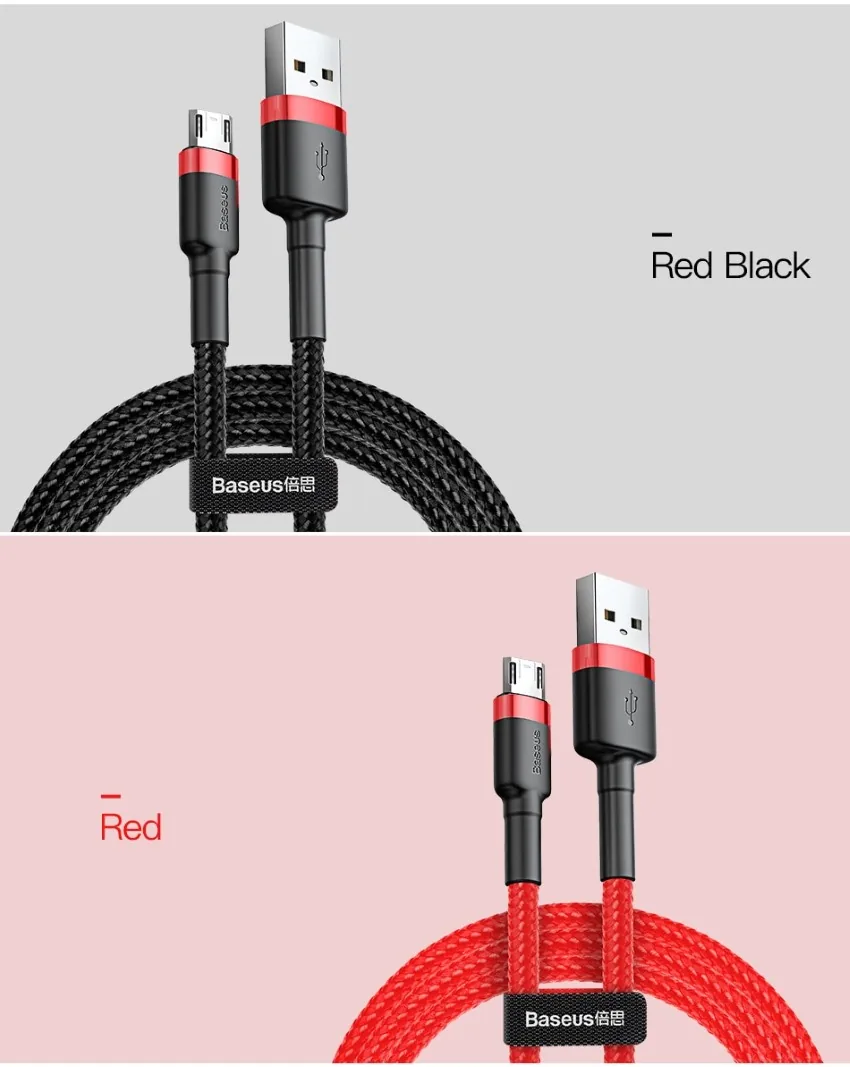 BASEUS CAFULE USB TO MICRO CABLE 3M for Sale in Pakistan