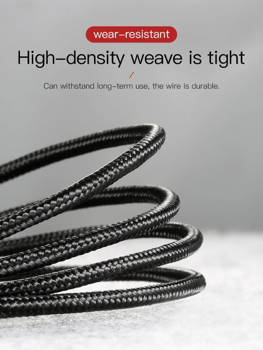 BASEUS CAFULE USB TO MICRO CABLE 3M for Sale in Pakistan