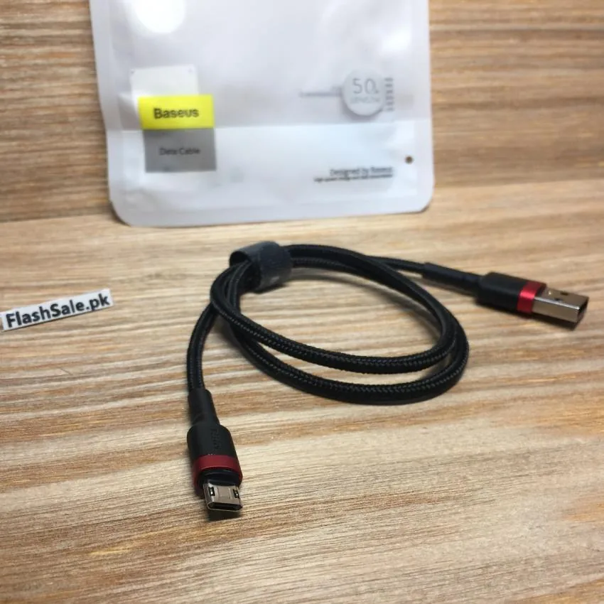 BASEUS CAFULE USB TO MICRO CABLE 3M for Sale in Pakistan