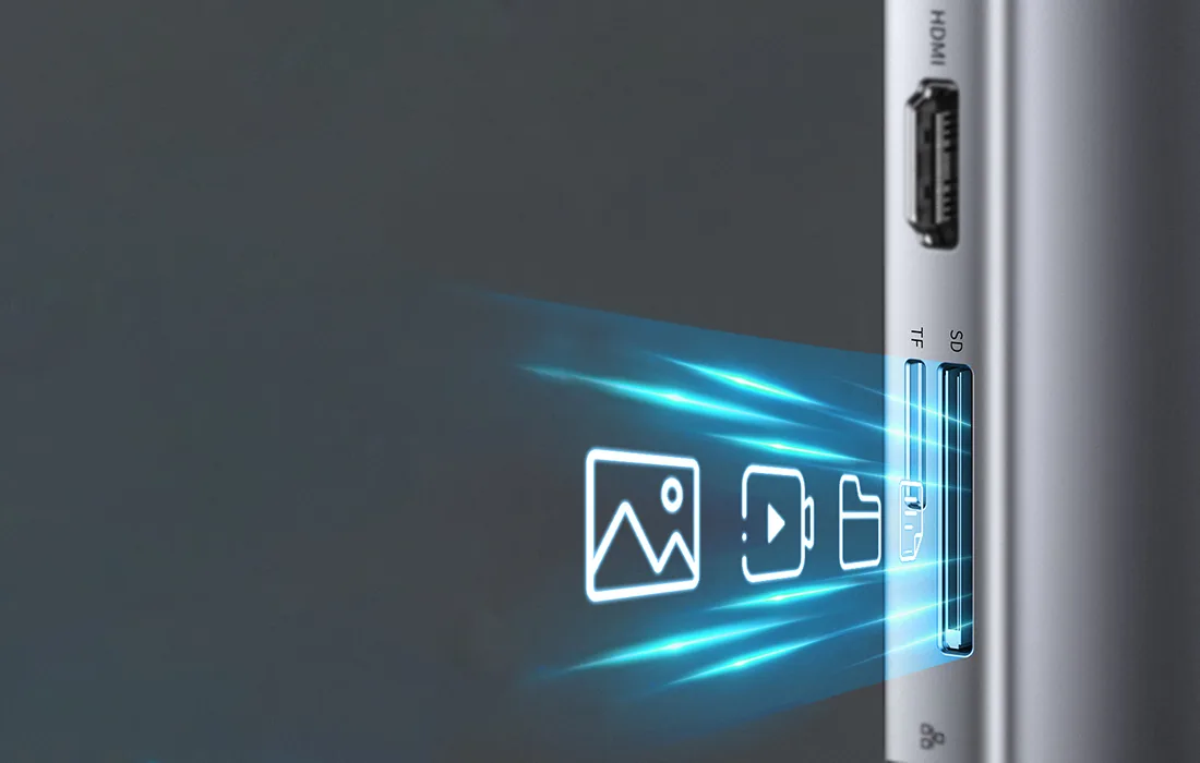 Baseus Metal Gleam Series 11 in 1 Multifunctional Type-C HUB Docking Station – CAHUB-CT0G for Sale in Pakistan