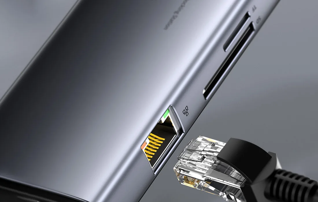 Baseus Metal Gleam Series 11 in 1 Multifunctional Type-C HUB Docking Station – CAHUB-CT0G for Sale in Pakistan