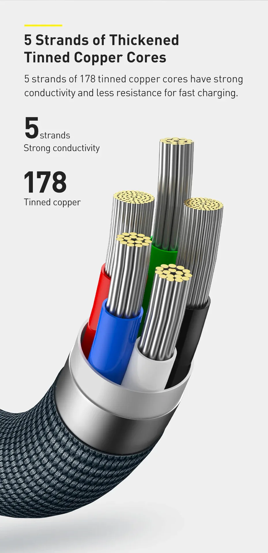 Baseus Crystal Shine Series USB-C To Lightning 20W Fast Charging Data Cable for Sale in Pakistan