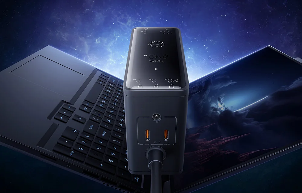 Baseus Digital GaN Intelligent Desktop Fast Charger 240W for Sale in Pakistan