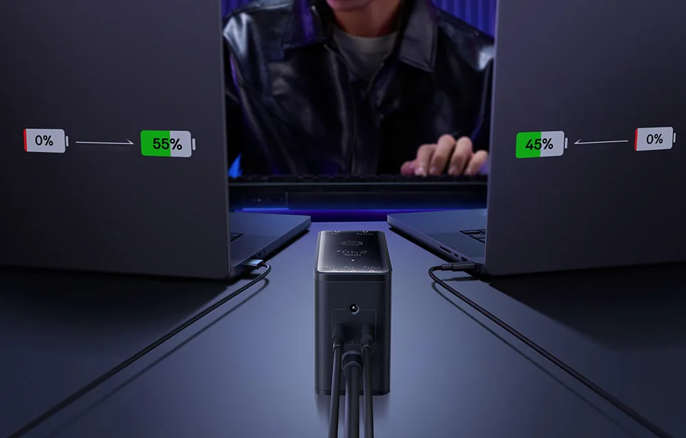 Baseus Digital GaN Intelligent Desktop Fast Charger 240W for Sale in Pakistan