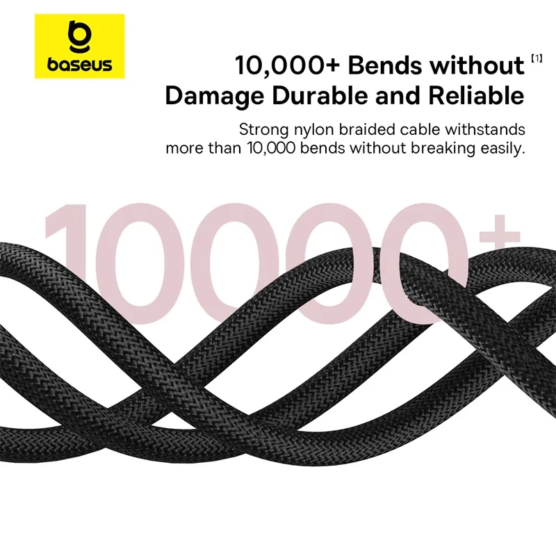 Baseus Dura Series Fast Charging Cable Type-C to iP 20W 2m Red+Black for Sale in Pakistan