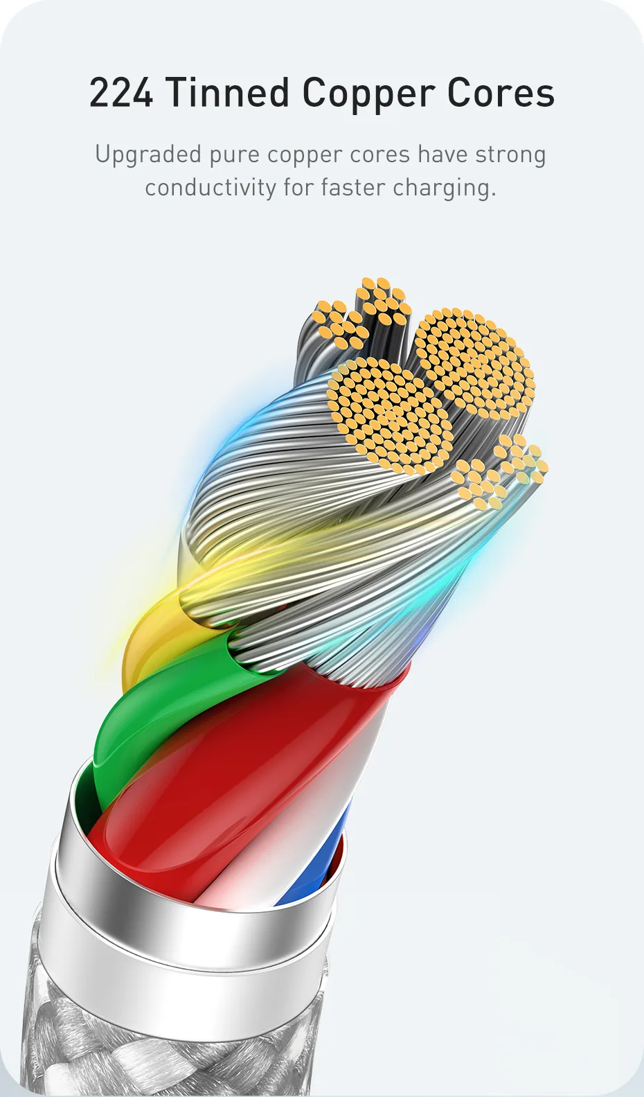 Baseus Dynamic Series Fast Charging Cable USB-C to USB-C 100W for Sale in Pakistan