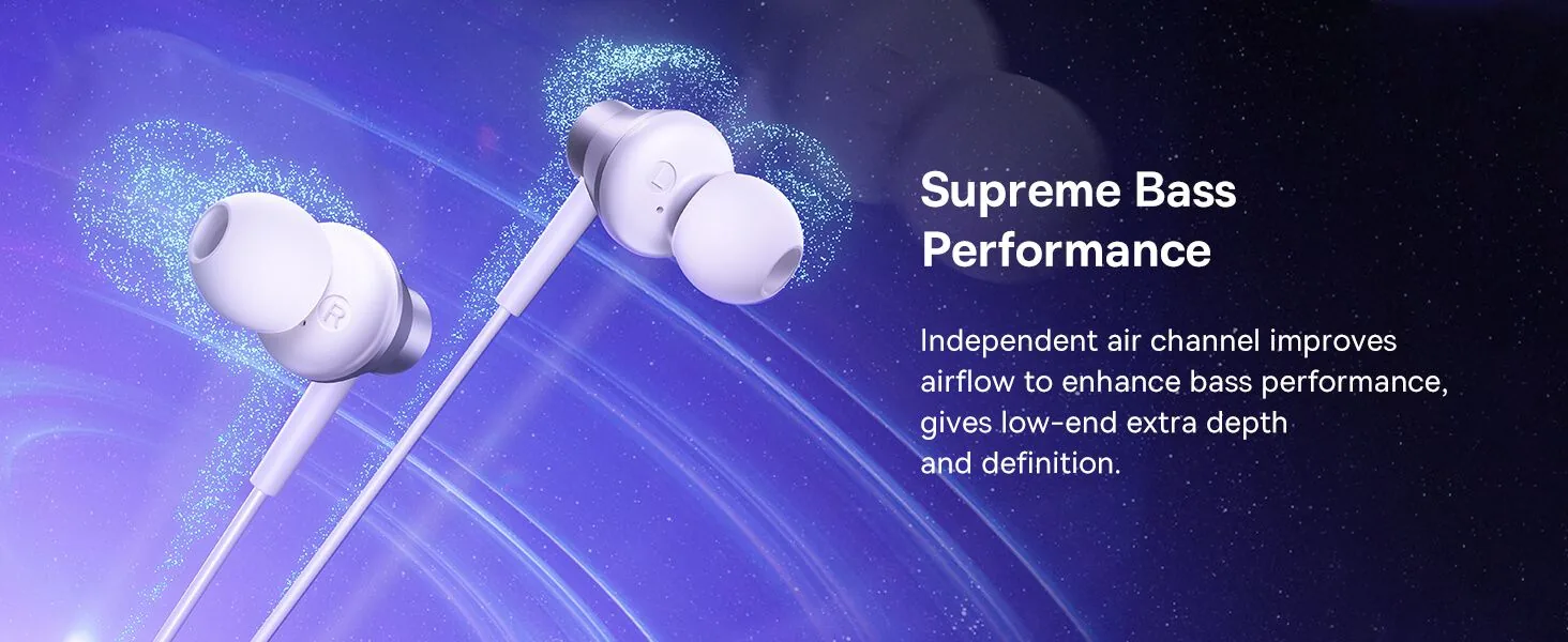 Baseus Encok CZ11 Wired Earphones Cluster Black for Sale in Pakistan