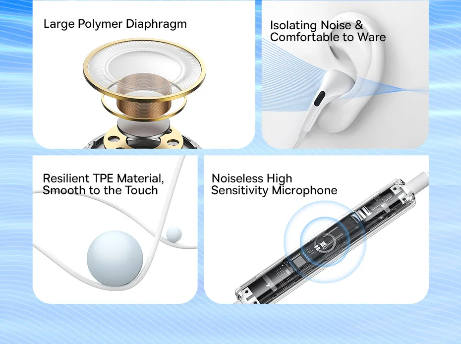 Baseus Enock H18 Wired Earphones for Sale in Pakistan