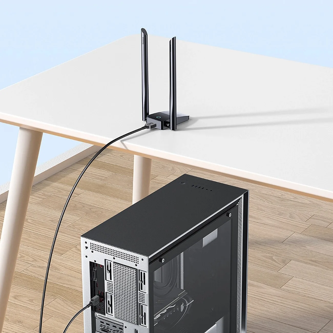 Baseus FastJoy 1300 Mbps Wifi Adapter – Black for Sale in Pakistan