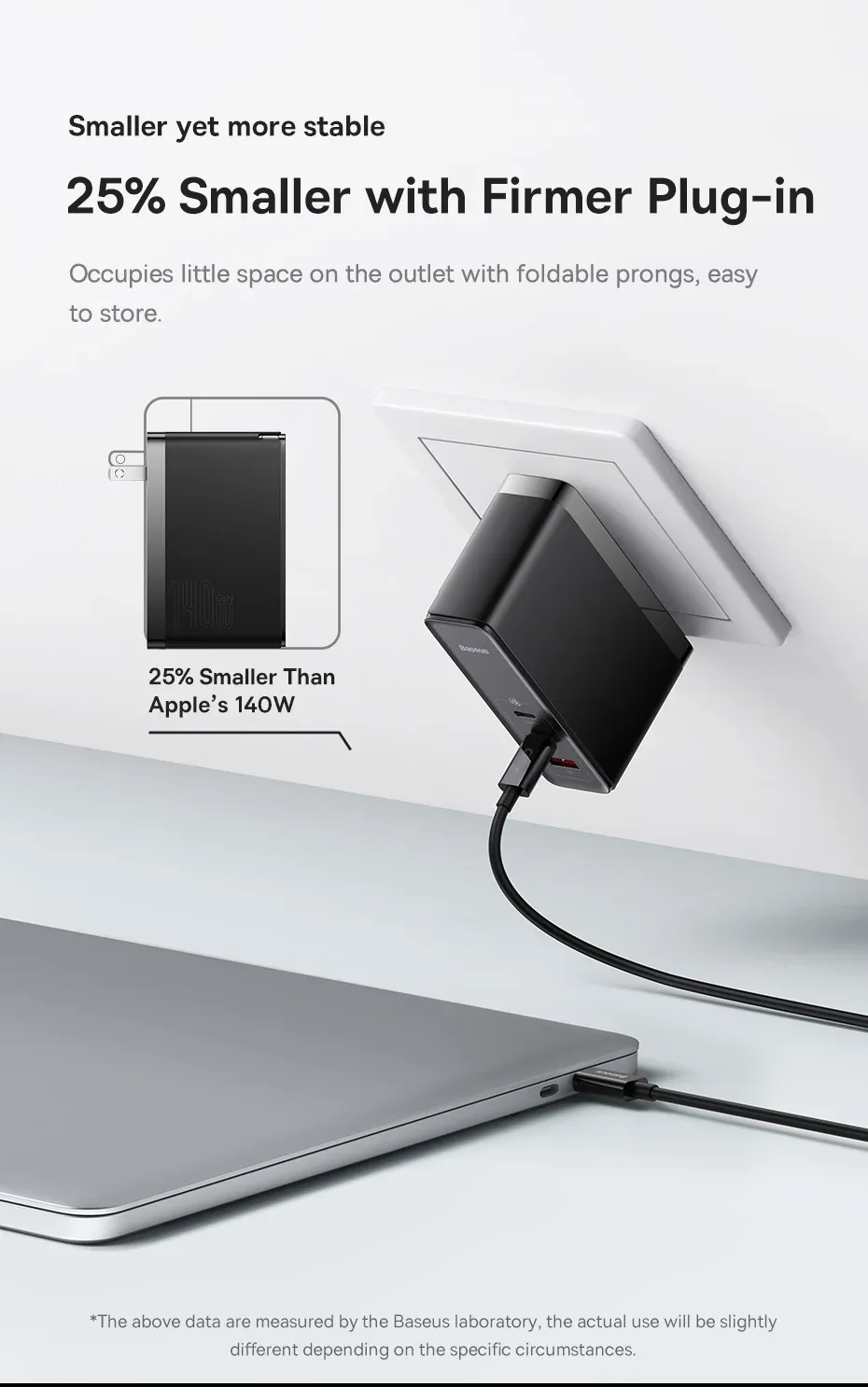 Baseus GaN5 Pro Fast Charger 2C+U 140W EU Black for Sale in Pakistan