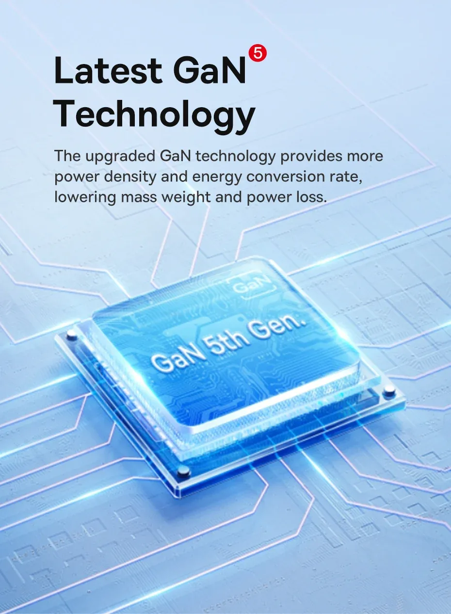 Baseus GaN5 Pro Fast Charger C+C 40W EU Black for Sale in Pakistan