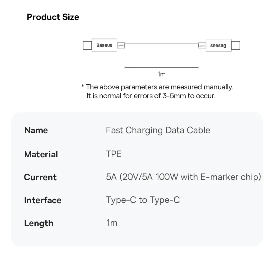 Baseus GaN5 Pro Flat Type-C Wall Charger 65W Universal Plug for Sale in Pakistan