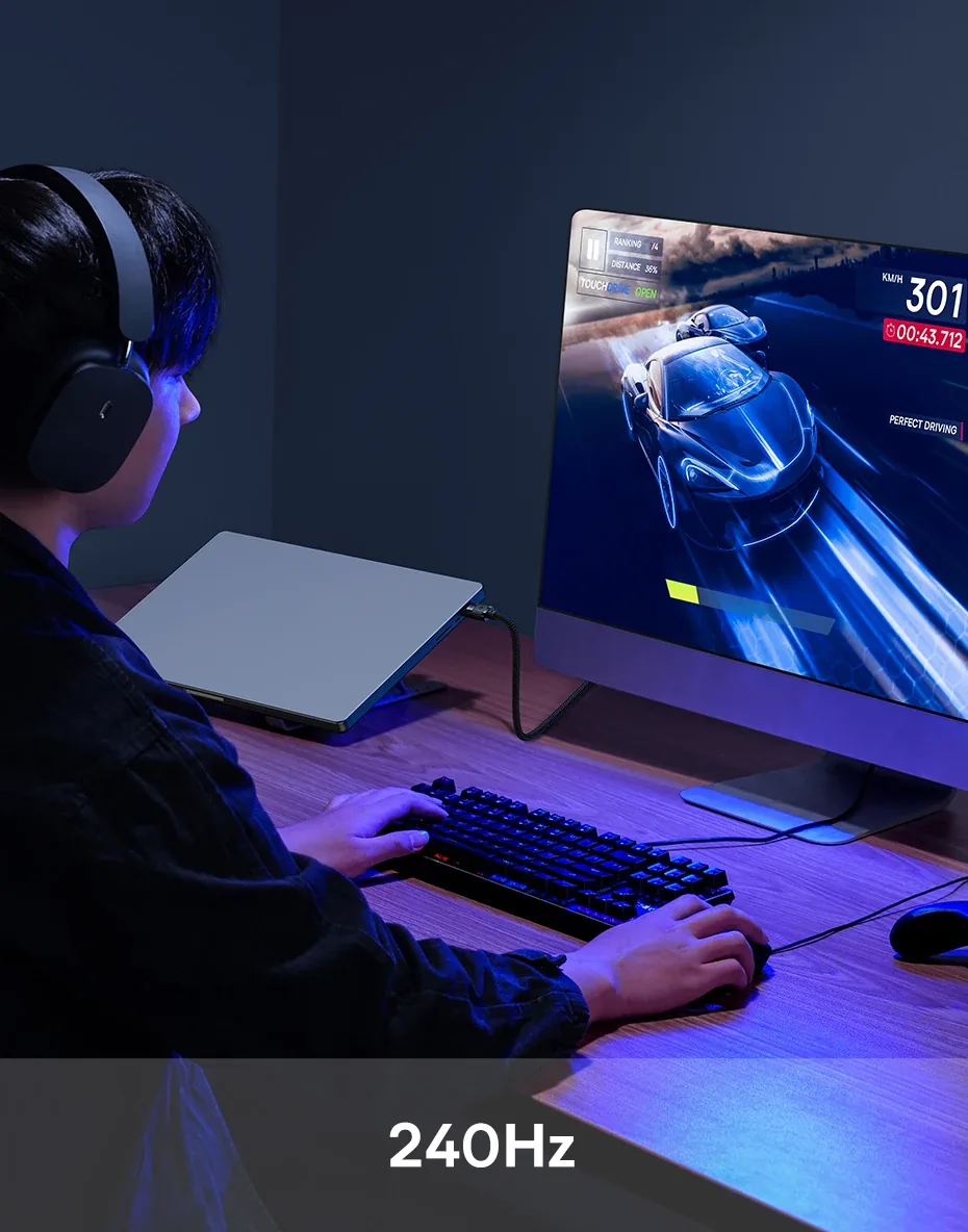 Baseus High Definition Series 8K DP to DP Adapter Cable for Sale in Pakistan