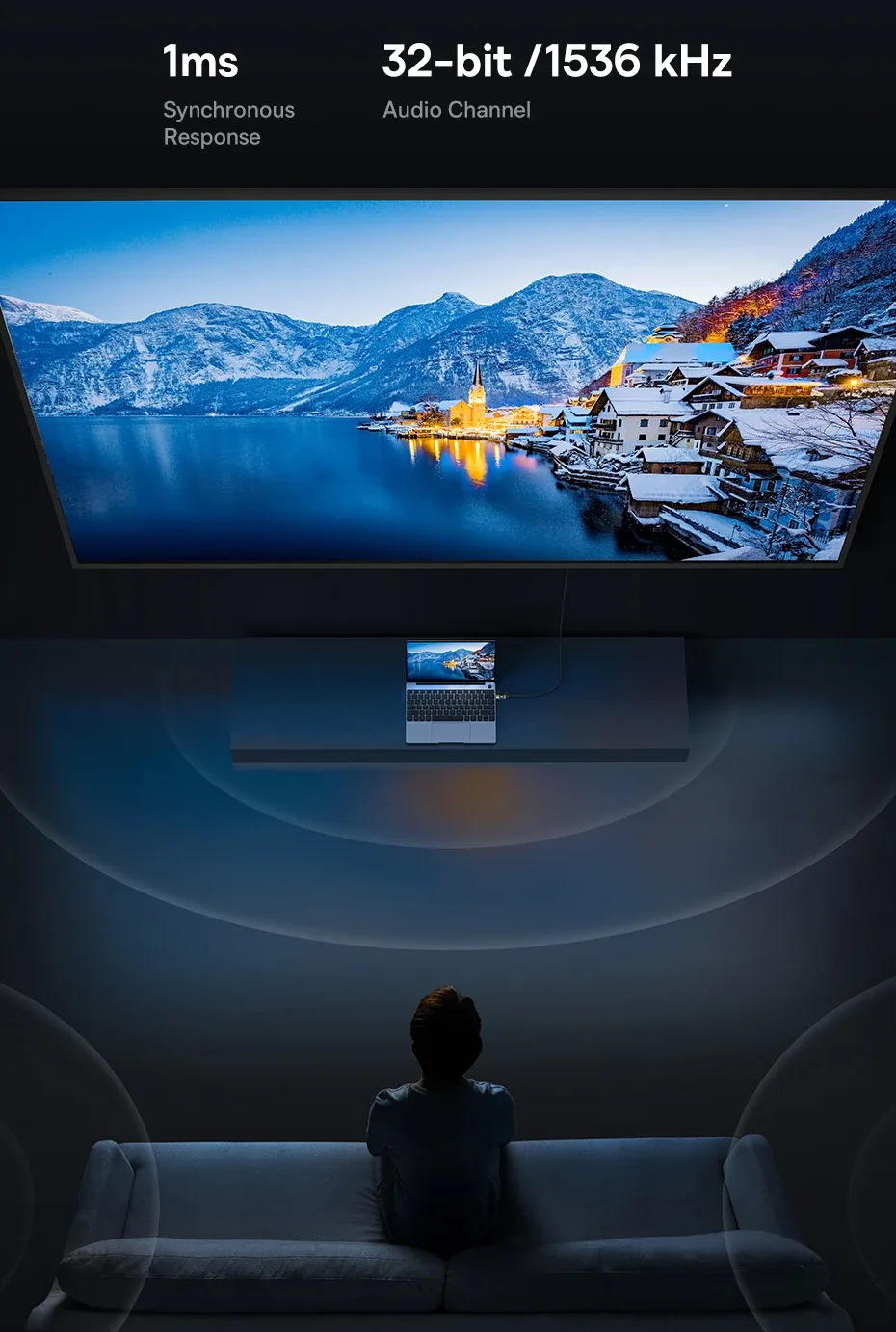 Baseus High Definition Series 8K DP to DP Adapter Cable for Sale in Pakistan