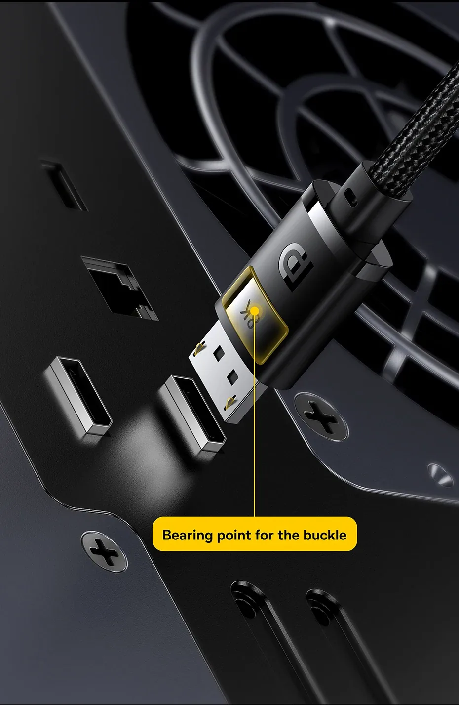 Baseus High Definition Series 8K DP to DP Adapter Cable for Sale in Pakistan