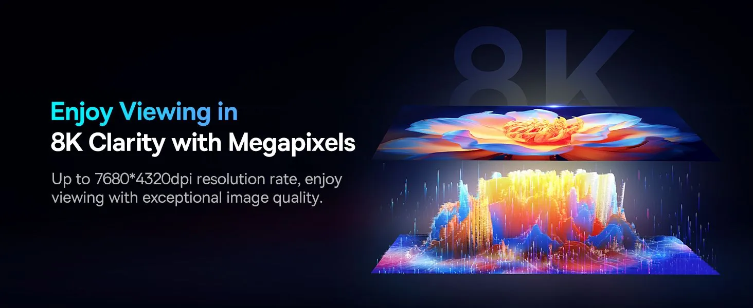 Baseus High Definition Series Type-C to DP 8K Adapter 2m Cluster Black for Sale in Pakistan