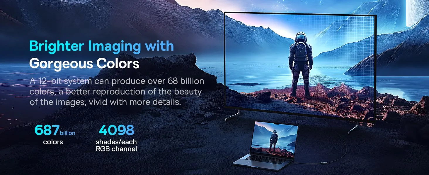 Baseus High Definition Series Type-C to DP 8K Adapter 2m Cluster Black for Sale in Pakistan