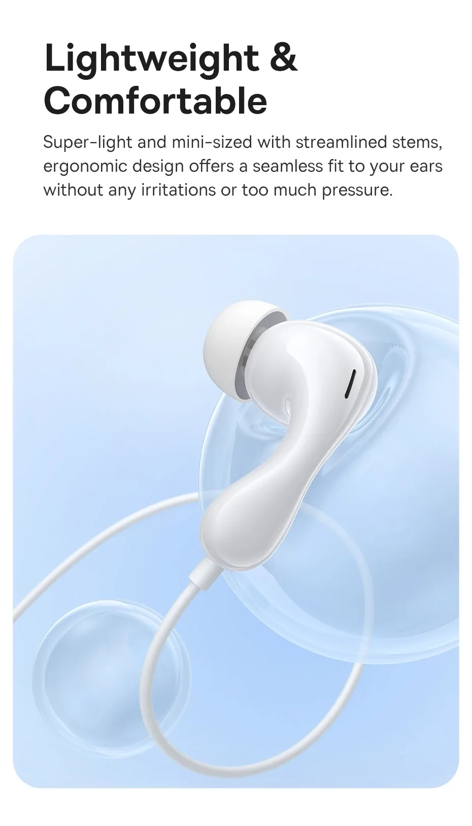 Baseus HZ20 Wired Earphone Aux 3.5mm for Sale in Pakistan